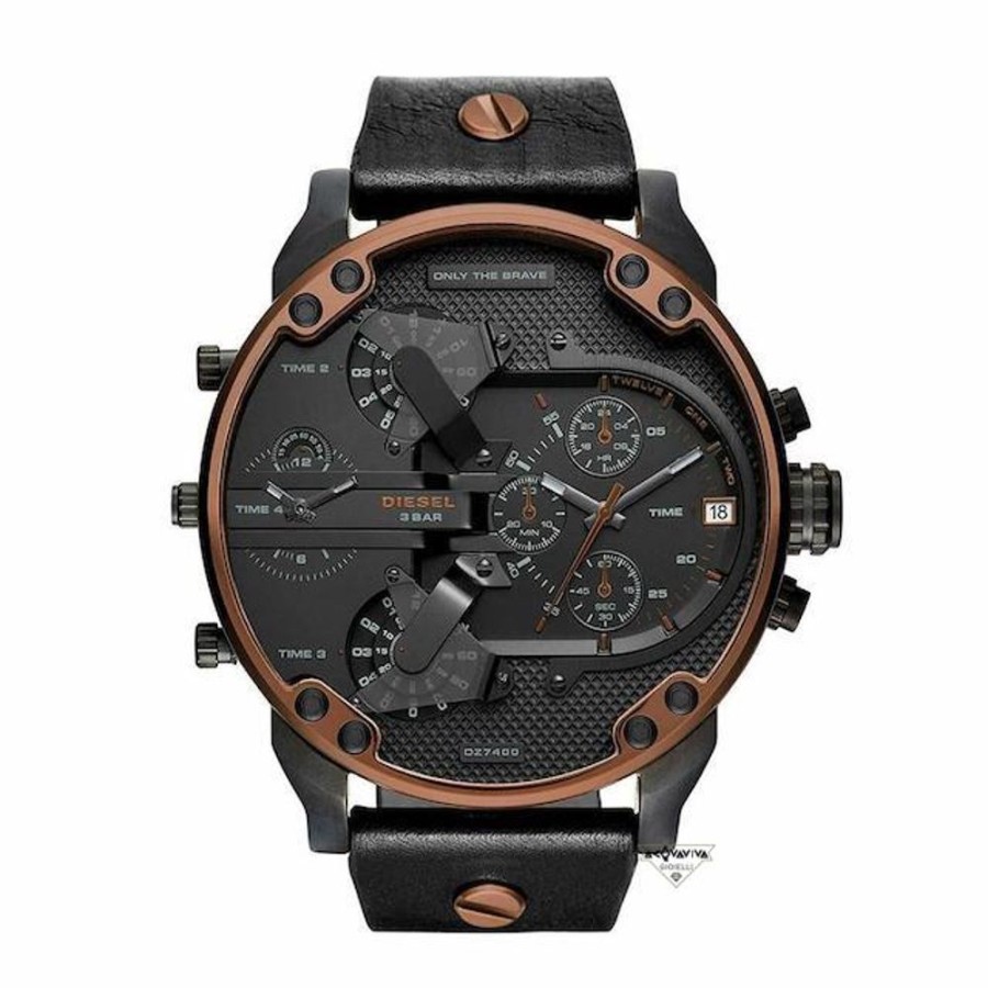 Uomo Diesel Quarzoorologi Quarzo Uomo | Orologio Multifunzione Little Daddy Diesel Dz7400