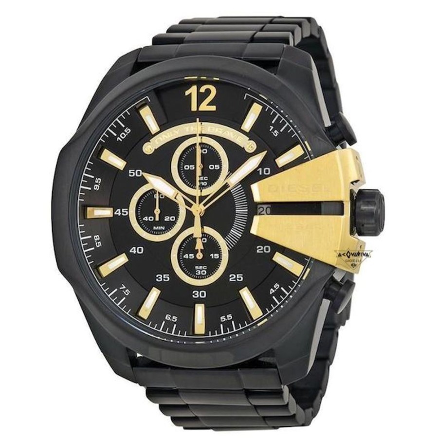 Uomo Diesel Quarzoorologi Quarzo Uomo | Orologio Multifunzione Mega Chief Diesel Dz4338