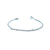 Uomo Acquaviva Gioielli Braccialibracciali Da Uomo | Bracciale Tennis In Oro Bianco E Diamanti Ipa Gioielli Bn1111077