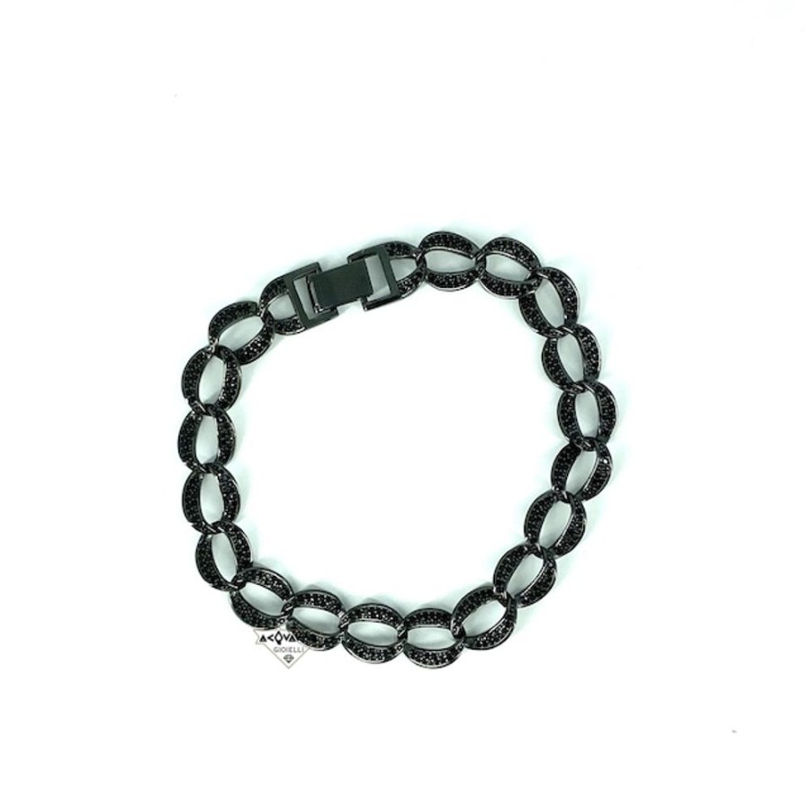 Uomo Acquaviva Gioielli Braccialibracciali Da Uomo | Bracciale Forma Di Catena