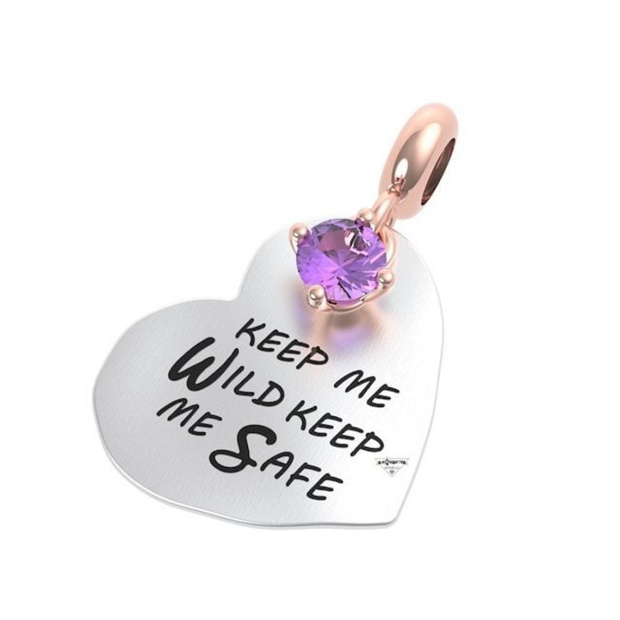 Donna Rerum Charmcharm | Charm Amicizia Keep Me Wild Keep Me Safe Rerum 25023