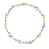 Donna Nanis Collanecollane Da Donna | Collana In Oro Con Diamanti E Acquamarina Milky Dancing Azure Cn4-575 Nanis