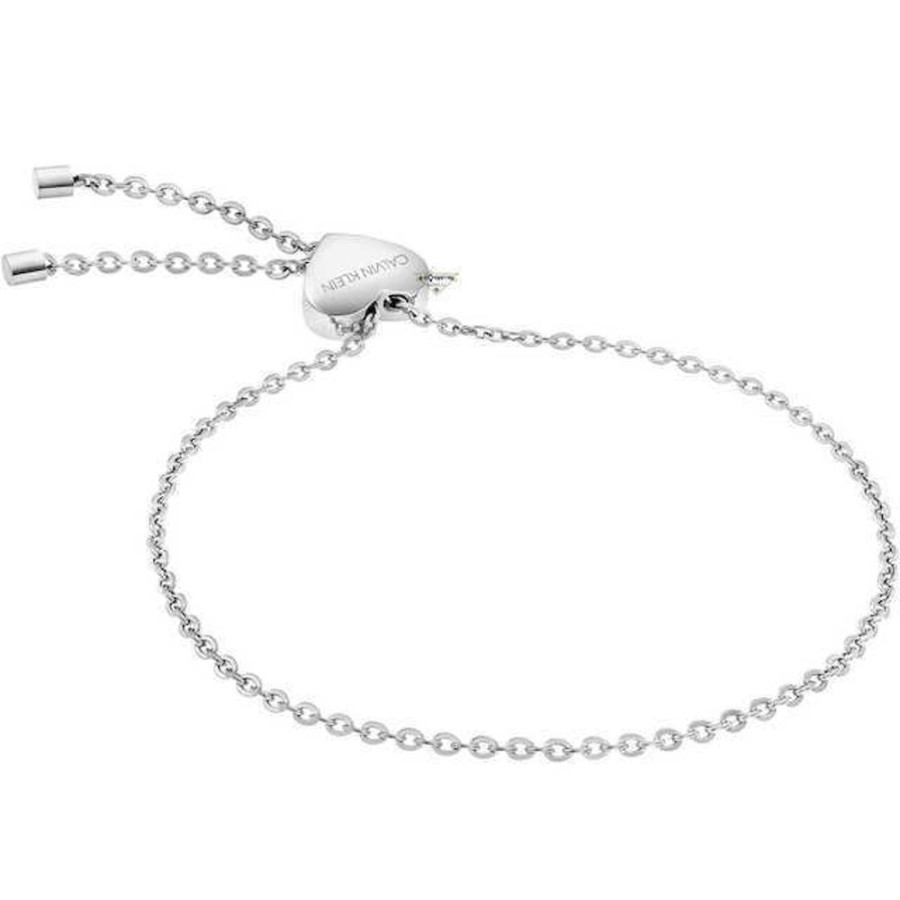 Donna Acquaviva Gioielli Braccialibracciali Da Donna | Bracciale Side Calvin Klein Kj5Qmb000200