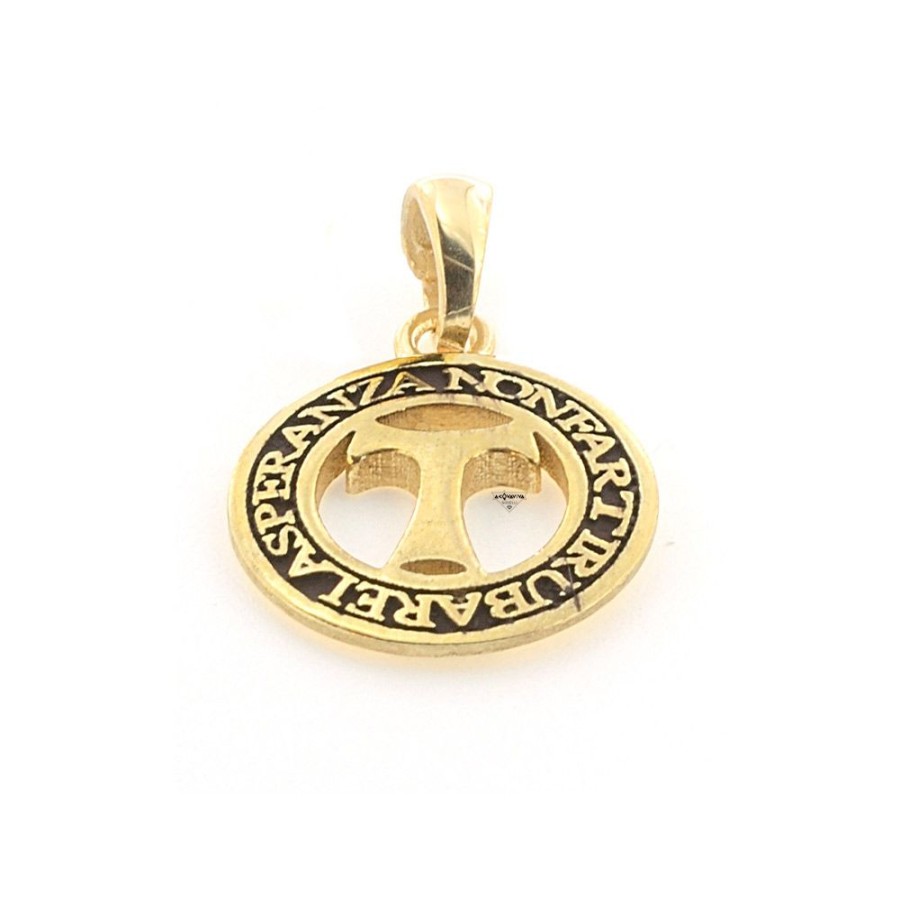 Donna Agios Charmcharm | Medaglia "Numisma" In Argento (Color Oro E Brunito) Agios