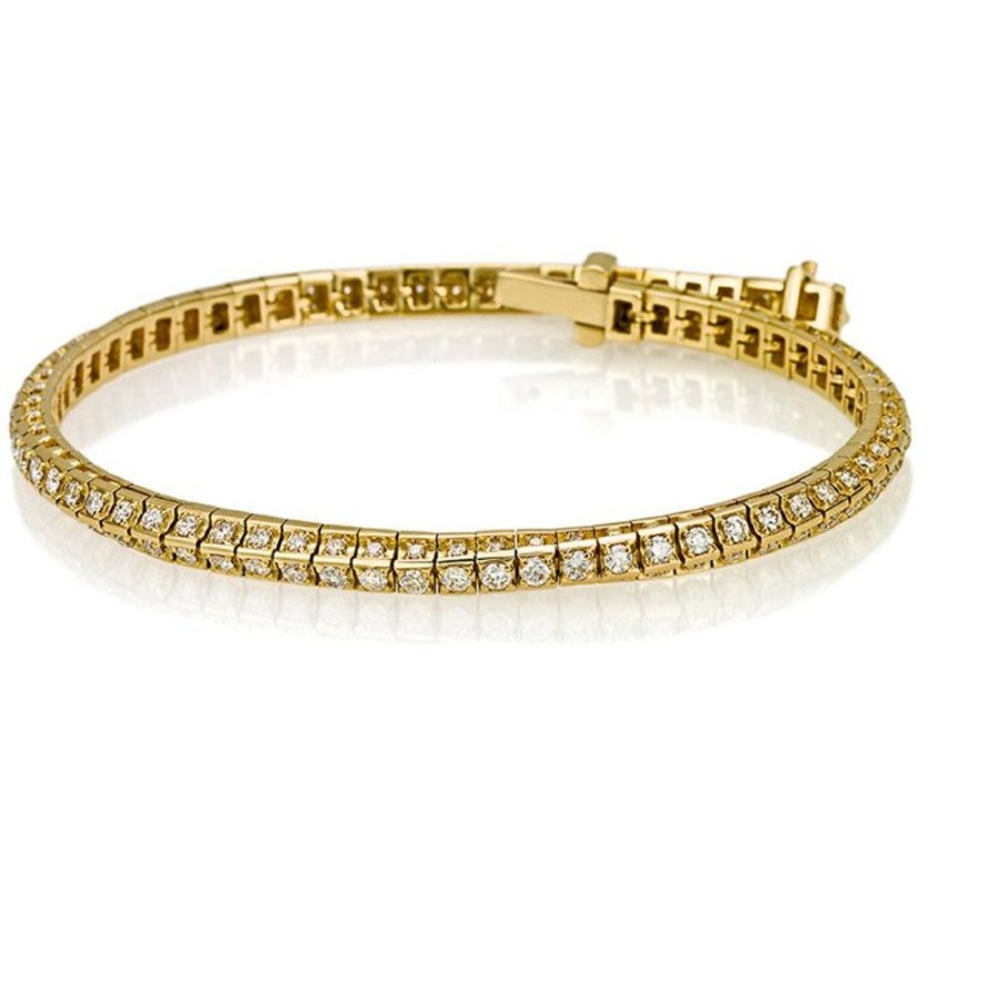 Donna Crieri Braccialibracciali Da Donna | Bracciale Tennis"Futura", In Oro E Diamanti Crieri