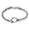 Uomo Acquaviva Gioielli Braccialibracciali Da Uomo | Bracciale In Argento Riders Athena Br2903-Ub